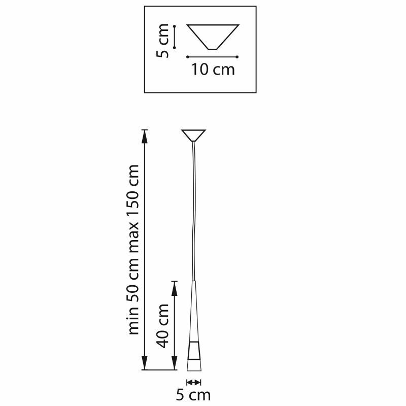 Подвес Lightstar Cone 757013