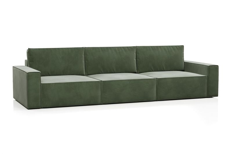 КОРСО XL Диван тканевый прямой зеленый D1 furniture BD-2927120