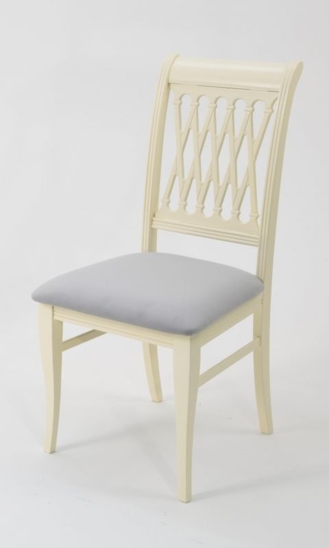 Обеденная группа стол Бизе со стульями Рич,слоновая кость, серый F212020S00X4R001400S01