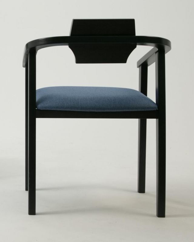 Стул-кресло Челси ПМ чёрный/синий Z011833B03