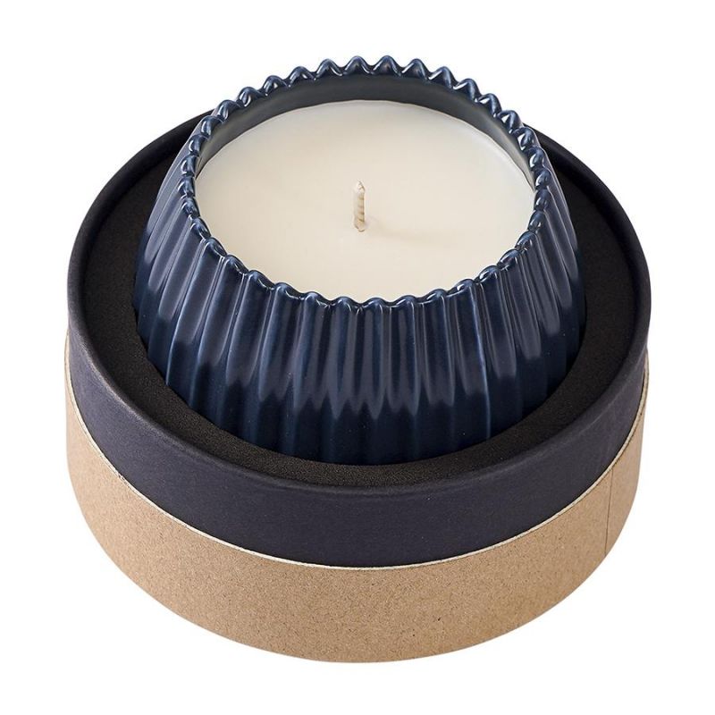 Свеча ароматическая vetiver & black cypress из коллекции edge, синий, 30 ч Tkano BD-3043159 фото 11