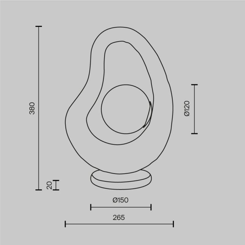 Настольный светильник Maytoni Opus 28W G9 MOD380TL-01W фото 7