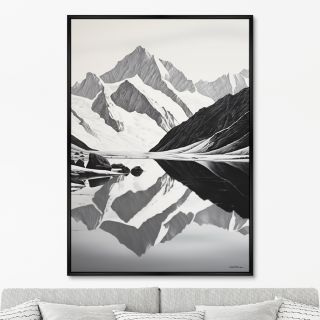 Репродукция картины ArtNoMore на холсте Landscape Collection, Day and night, No 1, 2024г.
