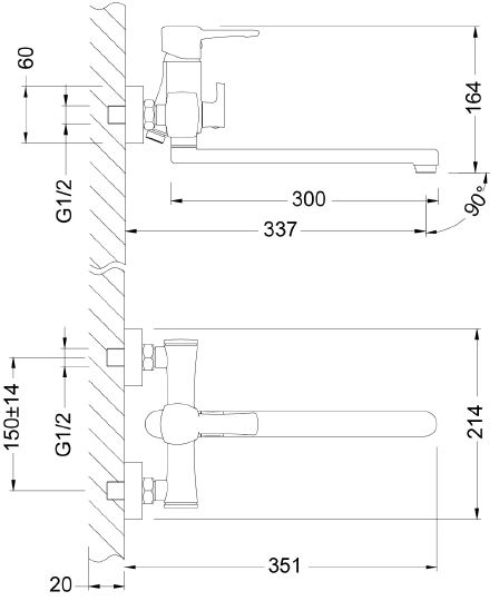 Смеситель Lemark LM0551C фото 2