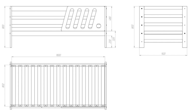 Кровать Domus Mia Jimmy Nature Omega BD-1439713