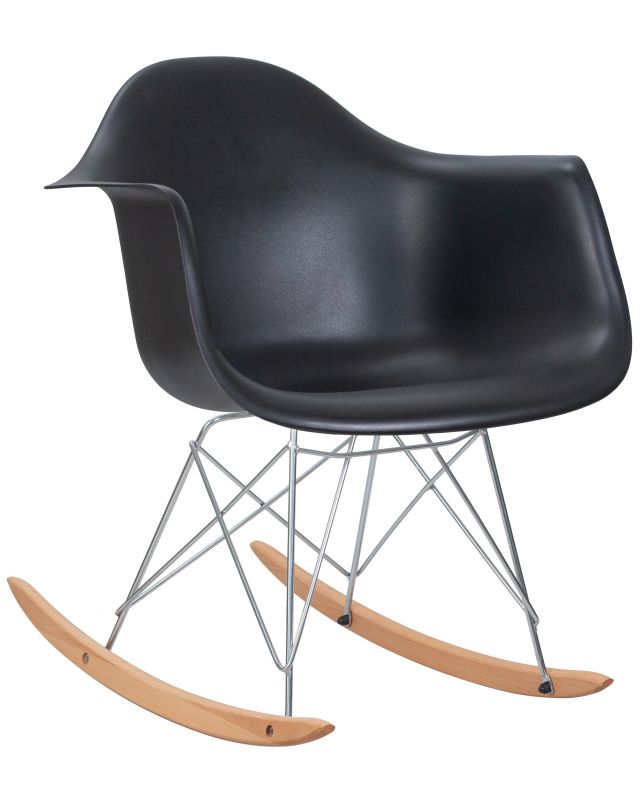 Кресло Dobrin 620АPP-LMZL Кресло качалка, цвет черный