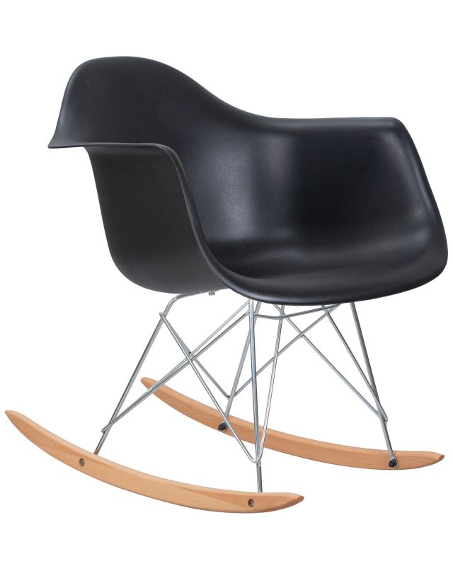 Кресло Dobrin 620АPP-LMZL Кресло качалка, цвет черный