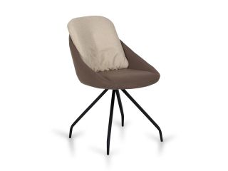 Кресло ОГОГО Обстановочка Dexter коричневое, бежевое BD-2087502