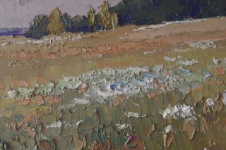 Картина "Сухие травы" 30x20 Головченко Алексей