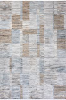 Турецкий ковер из полиэстера Carpet «PARKER» 2161A-LGRY-ANT 120 x 180 см