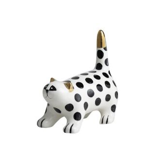 Статуэтка Sotogrande Golden ear polka-dot cat BD-3048921