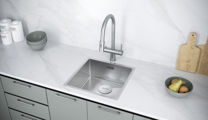 Кухонная мойка KuchenStern KRAFT 45 500SS50 Нержавеющая сталь SS фото 2
