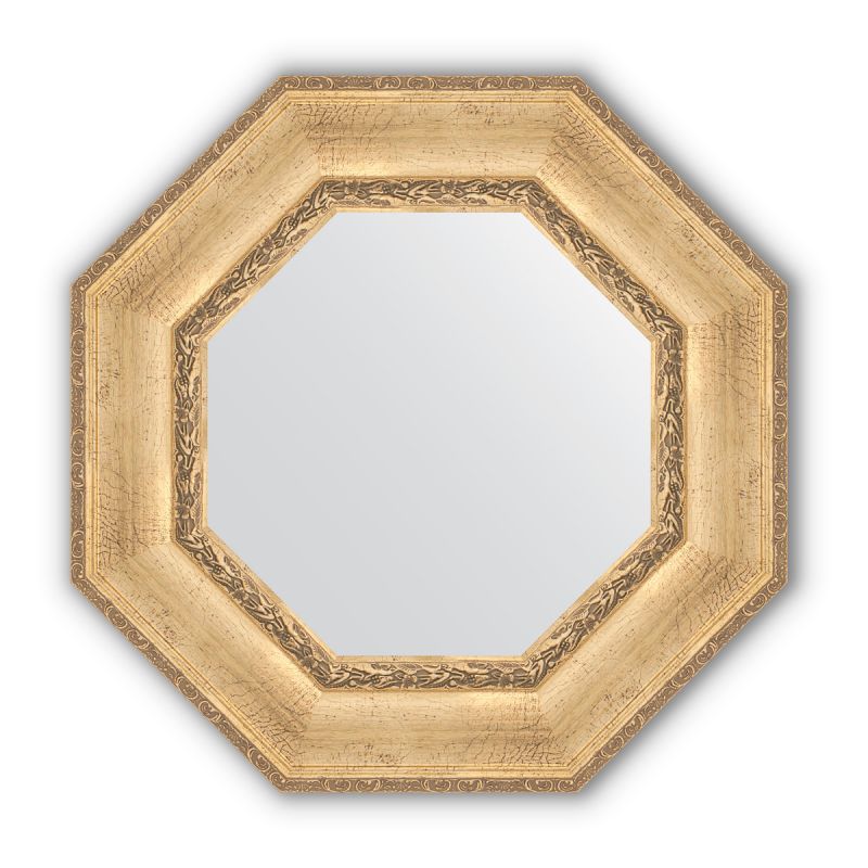 Зеркало в багетной раме Evoform Octagon BY 3670 состаренное серебро с орнаментом