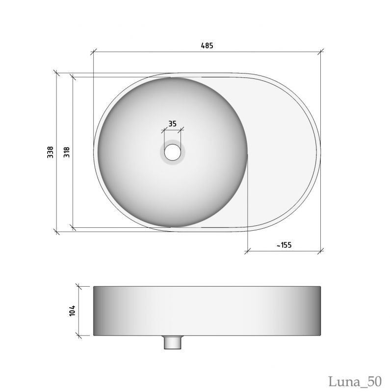 Тумба под раковину Stella Polar Эвита SP-00001056 60 см