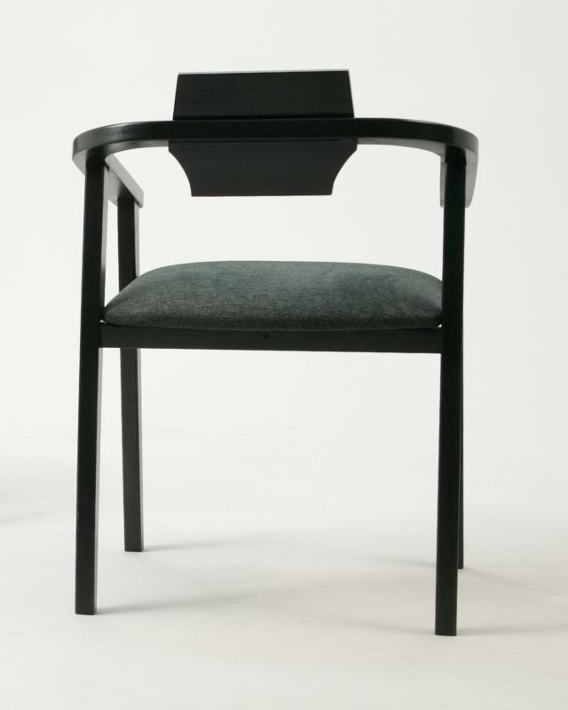 Стул-кресло Челси ПМ чёрный/зелёный Z011837B07