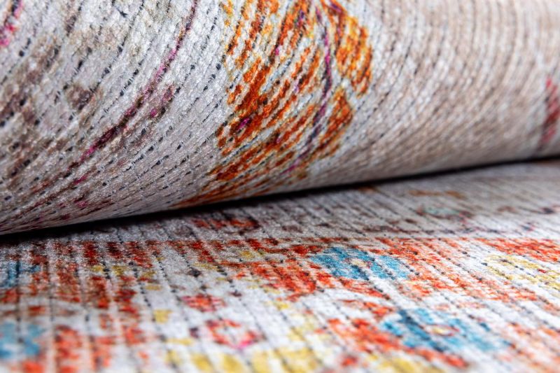 Турецкий ковер из хлопка, полиэстера и вискозы Carpet «PANORAMA» HDJ3556-08 160 x 230 см фото 5