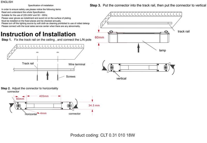 Светильник однофазный Crystal Lux CLT 0.31 010 18W WH M4000K CLT 0.31 010 18W WH M4000K фото 10