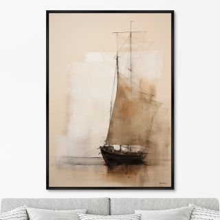Репродукция картины ArtNoMore на холсте The Coravels, No 2, 2024г.
