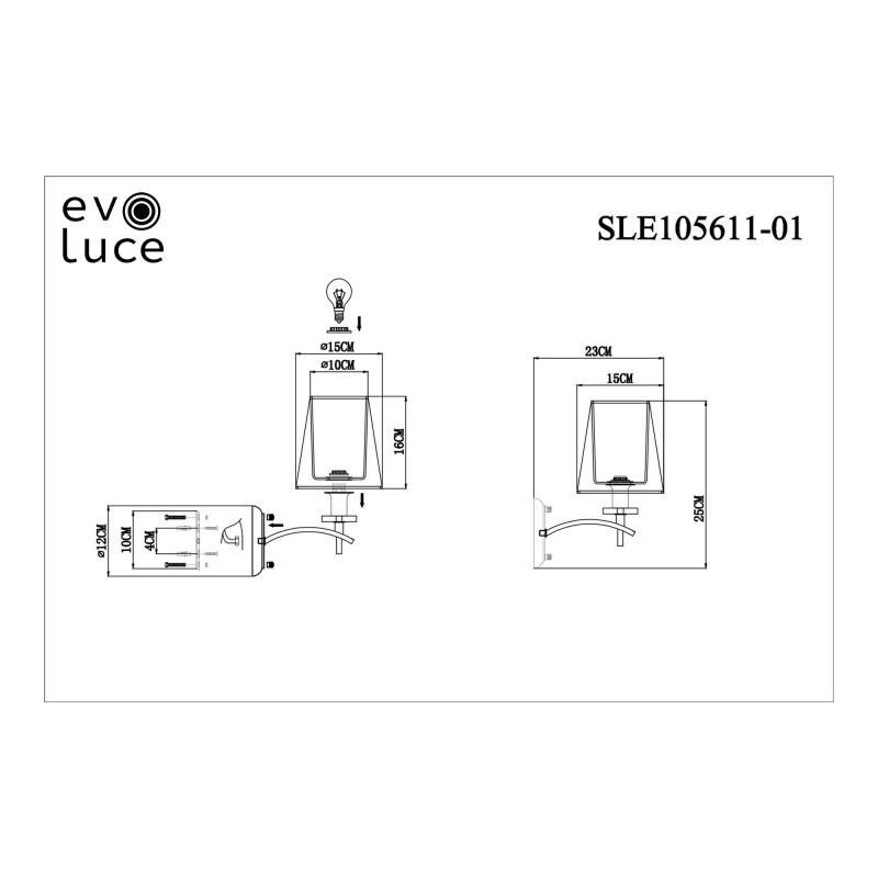 Бра Evoluce PERAMONE SLE105611-01