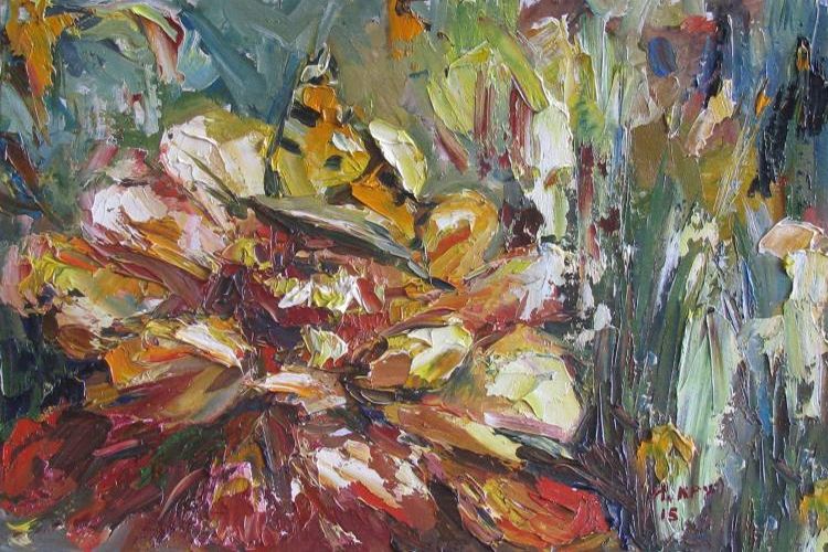 Картина "Бабочка летом" Ирина Круглова