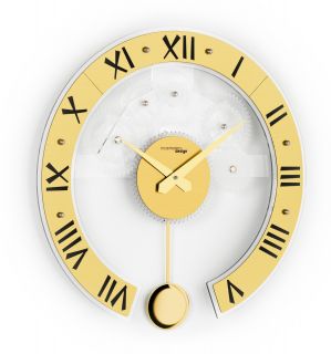 Настенные часы Incantesimo Design Genius pendulum Gold 134 Gold