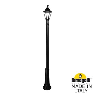 Садовый светильник-столб FUMAGALLI RUT черный, прозрачный E26.157.000.AXF1R