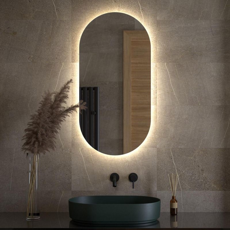 Зеркало для ванной DEFESTO OPTI DF 2904 с LED-подсветкой 50x100см фото 3