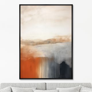 Репродукция картины ArtNoMore на холсте Landscape collection, Rusty mist, No 1, 2024г.