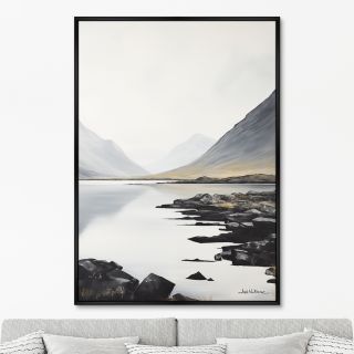 Репродукция картины ArtNoMore на холсте Landscape collection, Calmness, No 1, 2024г.