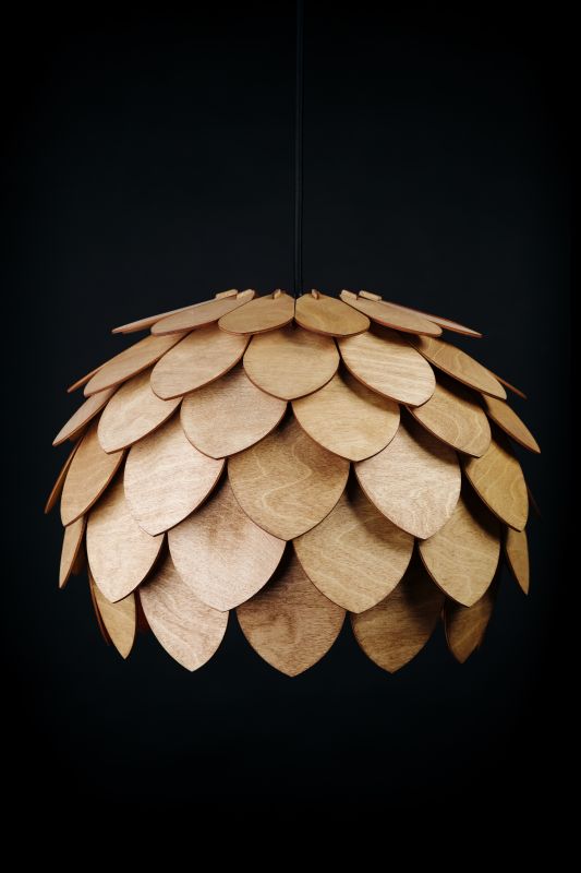 Подвесной деревянный светильник Woodshire Сетри 1540b
