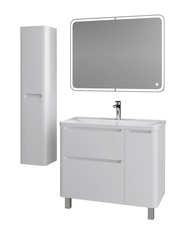 Зеркальный шкаф Grossman "АДЕЛЬ-100 см" 201004 100х80 см., с подсветкой