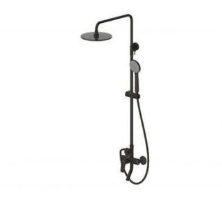 Душевая колонна Bravat Rhein F6429564BW-A-ENG черный матовый