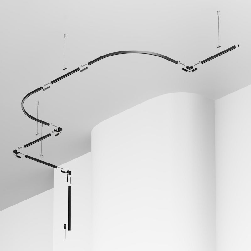 Шинопровод накладной/подвесной Maytoni Busbar trunkings Levity TRX184-111B