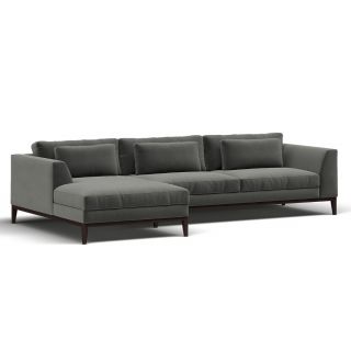 Модульный диван Highland Furniture ITALY TAPER SECTIONAL 314см серого цвета