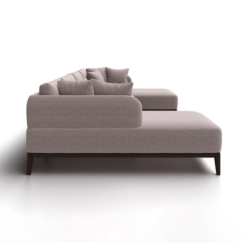 Модульный диван Highland Furniture WIND SECTIONAL 400см бежевого цвета