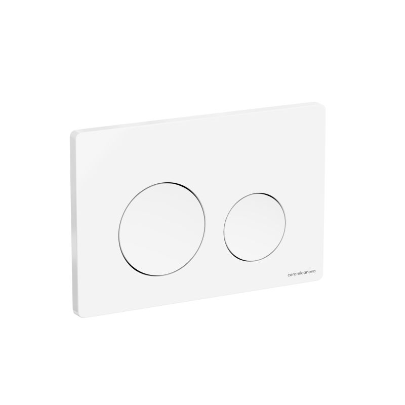 Кнопка смыва Ceramica Nova Balance/Circle CN12-001W, белая глянцевая фото 2