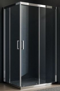 Душевой уголок Royal Bath HPD RBHPD-T-CH 80 профиль хром, стекло прозрачное