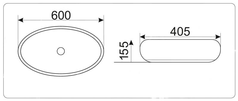 Раковина CeramaLux NC 262