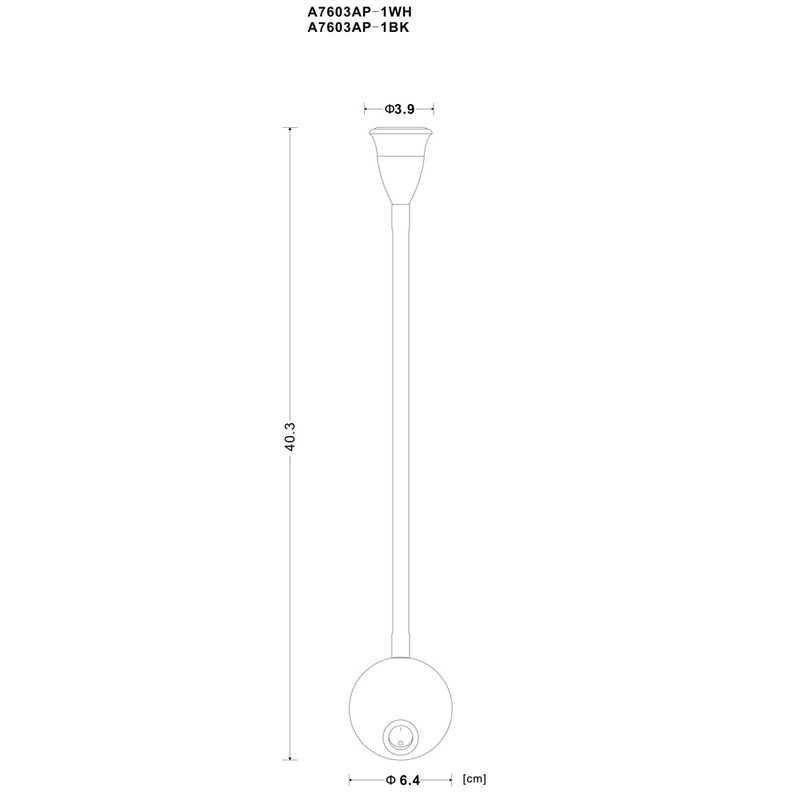 Бра Arte Lamp A7603 A7603AP-1WH