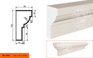 Подоконник Lepninaplast ПВ-150/2