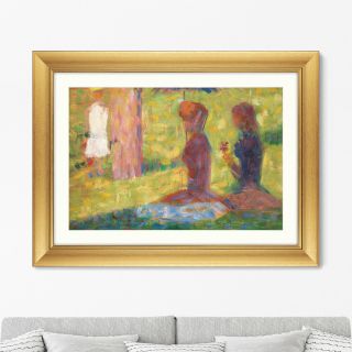 Репродукция картины в раме La Grande Jatte, 1884г. ArtNoMore BD-2090804