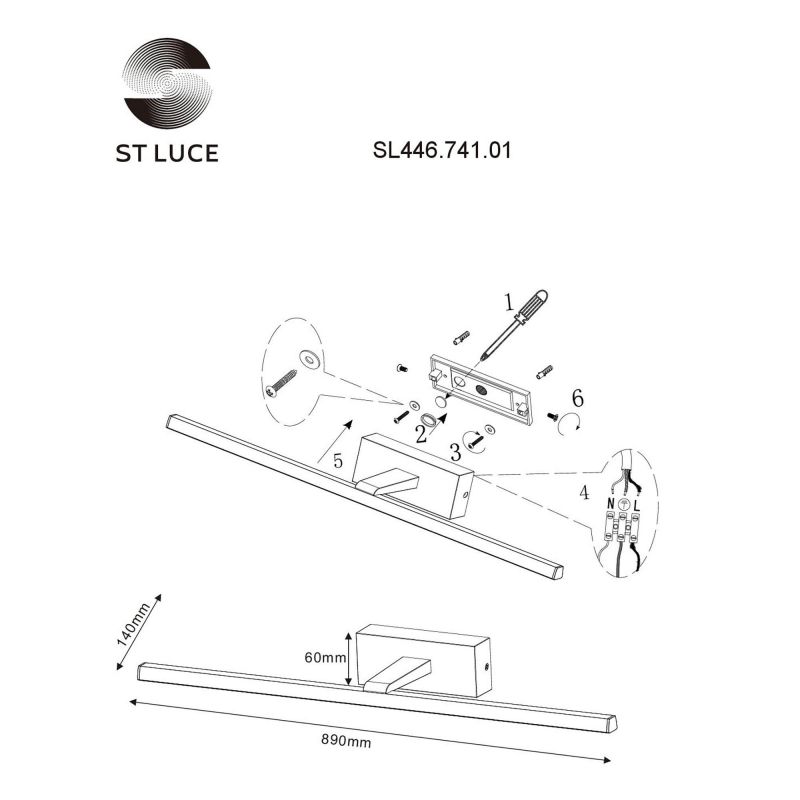 Подсветка для картин ST Luce MARETO SL446.741.01