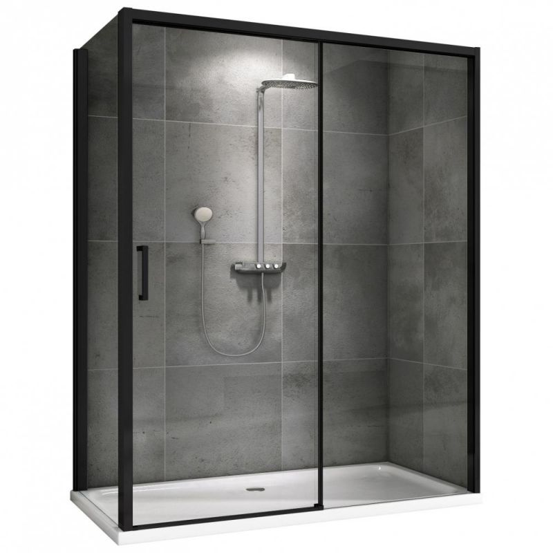 Душевой уголок ABBER Komfort AG93130B-S102B, 130x100 см фото 1