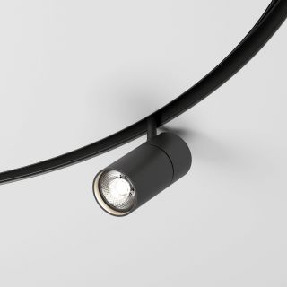 Slim Magnetic Трековый светильник для радиусного шинопровода 12W 4200K Comfi чёрный Ø 1200мм 85189/01 4690389204869