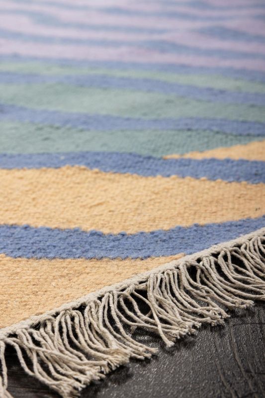 Индийский ковер из шерсти Carpet «KILIM COLORS» JHD-7213 90 x 150 см фото 2