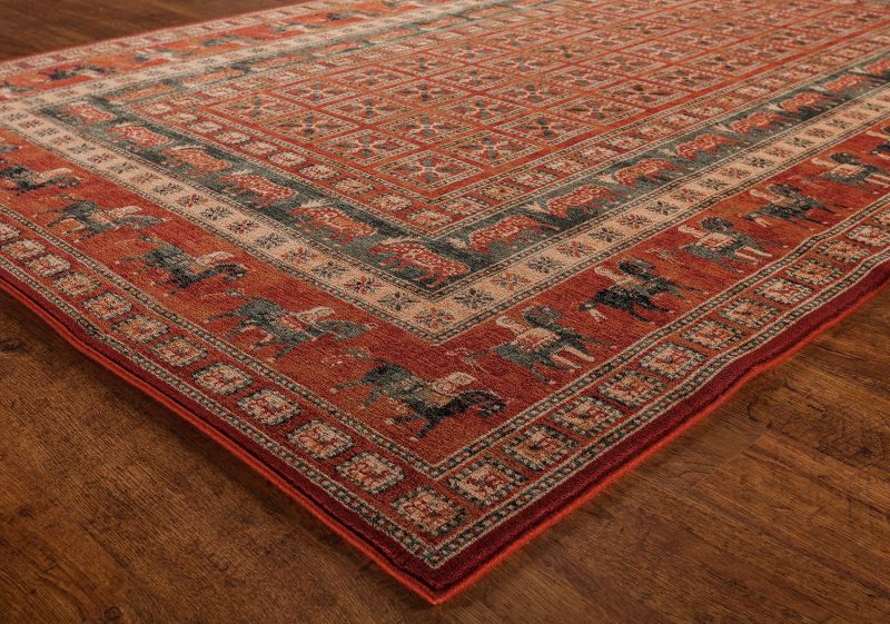 Бельгийский ковер из шерсти Carpet «KASHQAI» 4301-300 200 x 400 см фото 3