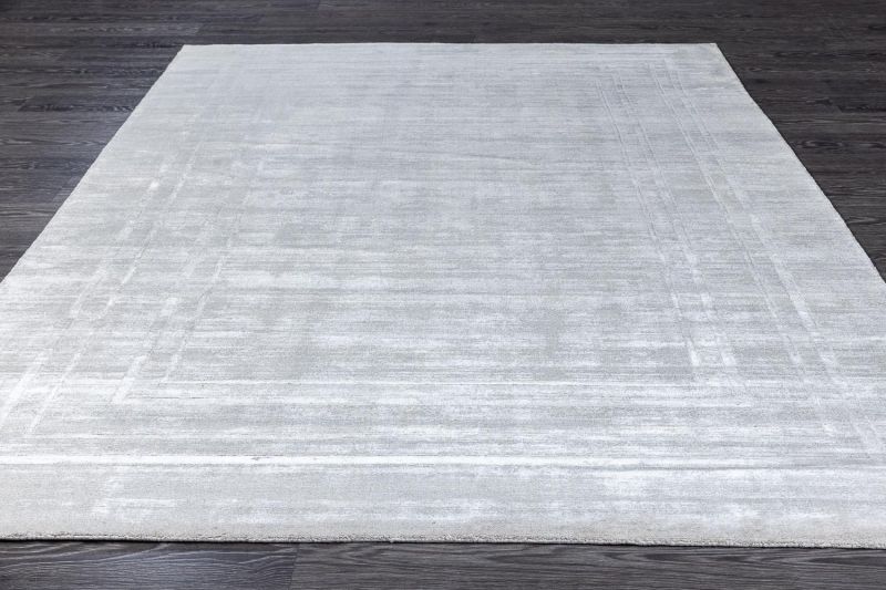 Индийский ковер из арт-шёлка Carpet «ORLAND» WILLOW-GREY 165 x 235 см