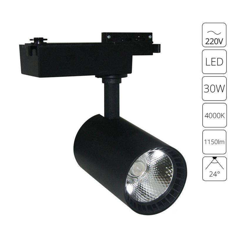 Трековый светильник Arte Lamp VINSANT A2664PL-1BK фото 1
