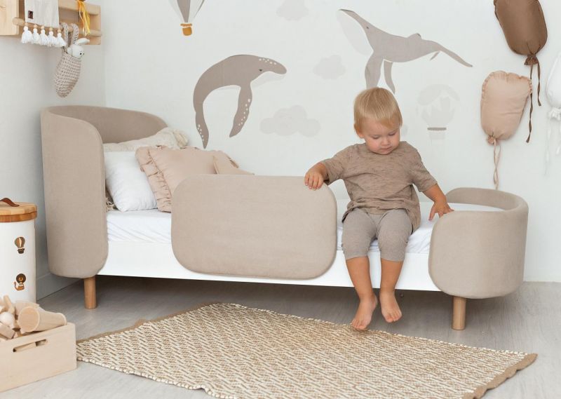 Кровать Ellipsefurniture KIDI Soft для детей от 3 до 7 лет (бежевый) KD040101010198 фото 3
