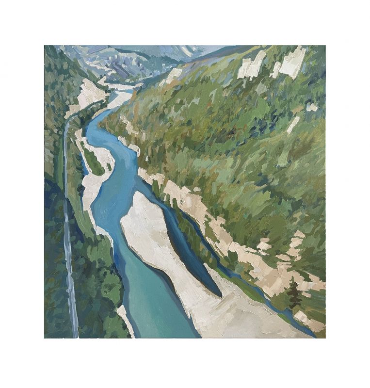 Картина "Горная река" Татьяна Баулина